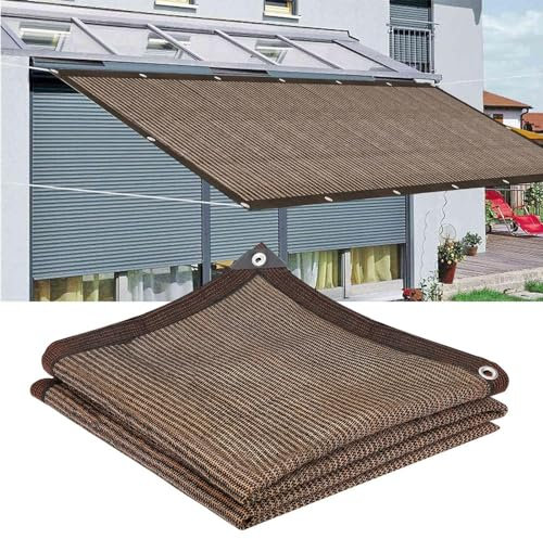 Toldos para Patio 3×4m,Solar Sombra Paño,Ojales Cubierta de Parasol,Red de Sombra Al Aire Libre,Tela de Sombra,Malla Sombreadora Jardin,Mallas de Sombreo con Ojales