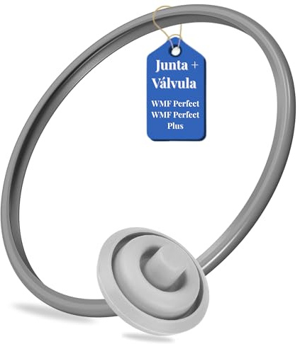 【Pack de 1 Y 2】 Junta de goma olla wmf Perfect y wmf Perfect Plus Ø22 + valvula wmf Perfect indicadora de cocción Ø3 | junta de goma olla express | repuesto compatible | apto para lavavajillas