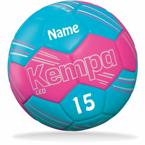 Kempa Sportartikelland Angebot Handball pink/blau Größe 2 personalisiert mit Aufdruck Name und/oder Spielernummer