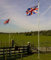 Aluminium Flagpole 20ft with 2 Flags Union Jack and England Flag