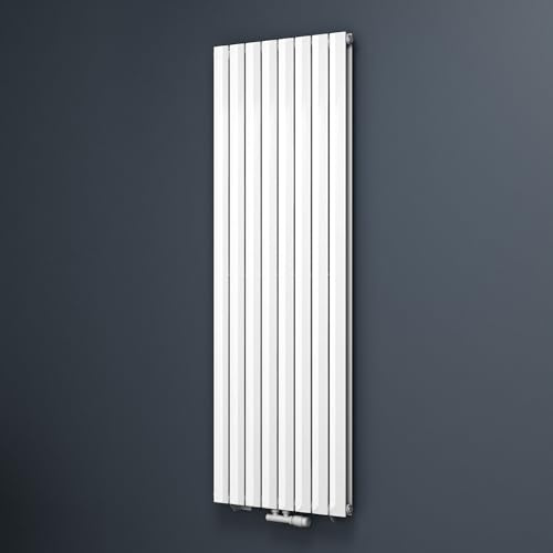 Mai & Mai Badheizkörper flach 180x61cm Heizkörper in Weiß | Mittelanschluss Paneelheizkörper Vertikal Badheizung zweilagig aus Stahl