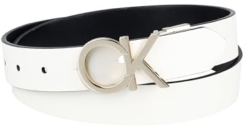 Calvin Klein Damen Wendegürtel - Weiß - Large