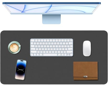 Tapis de Bureau, Desk Mat Imperméable 80x40cm, Antidérapant et Durable – Idéal pour Bureau, Gaming et Travail