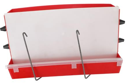 Milisten 1 Stück Automatischer Geflügelfutterspender aus Futterautomat für Wachteln Hühner und Tauben Einfache Handhabung Große Kapazität zu Reinigen für Fütterung von