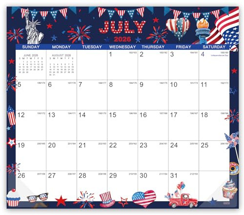 2026-2027 Magnetic Calendar - Magnetic Fridge Calendar 2026-2027, JUL 2026- DEC 2027, 13 × 11.5, Tear-off Pad, Magnets Backing, Perfect for Planning - 12 Topics