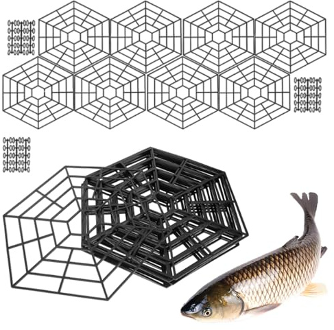 Malla para Estanque, Malla Protectora para Peces contra Depredadores, Red Hexagonal Resistente 20 Piezas Protección para Gatos, Adultos, Mapaches y Aves