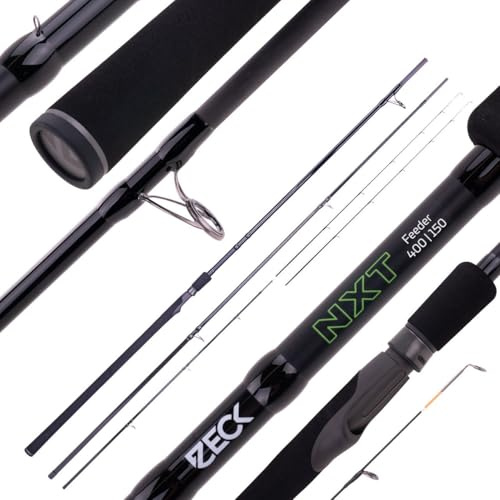 ZECK - NXT Feeder 400 cm | 150 g - Hochwertige Feederrute inkl. Zwei Wechsel-Spitzen