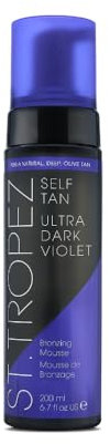 St.Tropez Ultra Dark Violet Mousse, Tri-Tan Technology for Deep Dark Glow, Vegan, Natural and Cruelty Free, 200ml