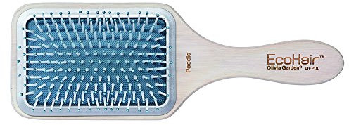 Olivia Garden EcoHair Paddle Large - Brosse Ecologique en Bambou pour Coiffer