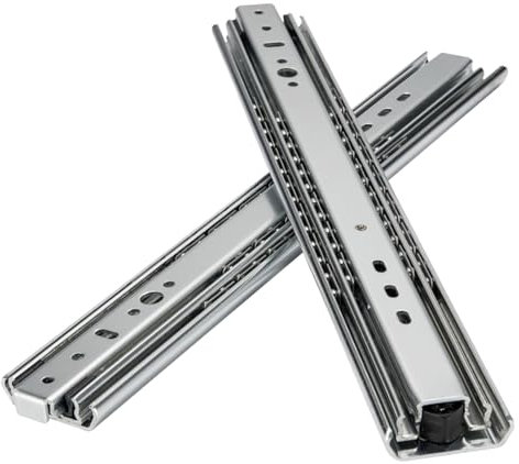 Schubladenschienen, Schwerlastauszug, Kugelgelagerte Schubladenauszüge, Robuste Schubladenführungen for Kommode und Küche (Size : 950mm/38in)
