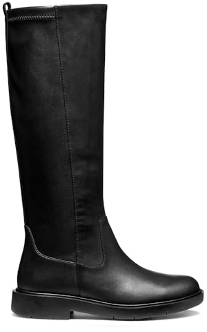 Geox D SPHERICA EC1 Knee High Boot, nero, 38 EU, Nero, 38 EU