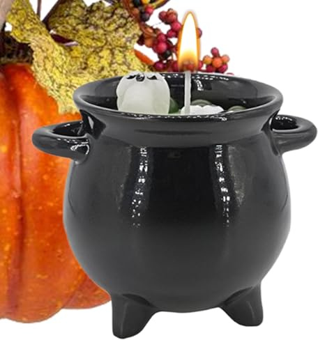 Candela di Halloween – Vaso da tavolo a bolle di, profumate in cera di soia per feste, centrotavola, meditazione, camera da letto, bagno, tavolo da pranzo, feste