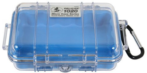 Pelican 1020 MicroCase – Box (Polycarbonate, Blue, 135 mm, 90 mm, 43 mm, 250 g)