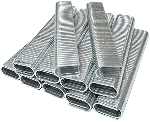 AERZETIX - C49640 - Satz von 2000 - Runden tackerklammern in ''U'' form - 10.0x6.3mm - tacker zubehör für handtacker - für kabel