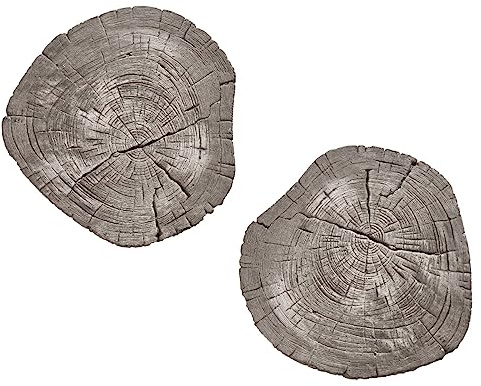 STONETEC Trittsteine Baumscheibe für Garten und Gehwege - 8 Trittplatten im Set - große Gartenplatten aus Beton Stein je Ø 30 cm
