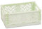 Craftelier - Caja para Organización y Almacenamiento de Materiales de Manualidades | Diseño Plegable y Apilable | Tamaño Pequeño - Medidas Caja Abierta 13,5 x 9,5 x 5,5 cm - Color Verde Menta