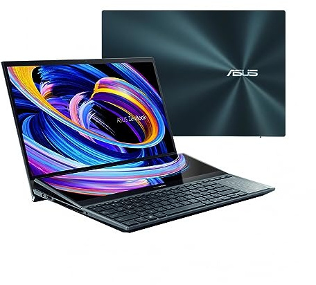 ASUS ZenBook Pro Duo 15 OLED UX582ZW-H2035W -Ultra HD (Intel Core i7-12700H, 16GB RAM, 1TB SSD, RTX 3070 Ti 8GB, Windows 11 Home) Azul Celestial