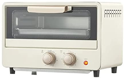 Mini Four, Four électrique de Table, Température Réglable Ménage Multifonctionnel Four Électrique, Four Compact avec Minuterie pour Griller, Facile à Nettoyer