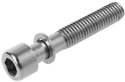 Fahrradschraube M8 x 43 mm für Sattelstütze, Edelstahl, Bergrohr, Zubehör, Fahrradzubehör, Fahrradzubehör für Männer und Frauen, Straße, für Lenker, Schwungradkette