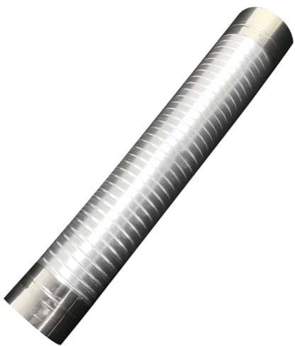 IWOWHERO Flexibler Kaminzug Für Herd Einfach Zu Installierendes Entlüftungsrohr Aluminiumfolie Auspuff