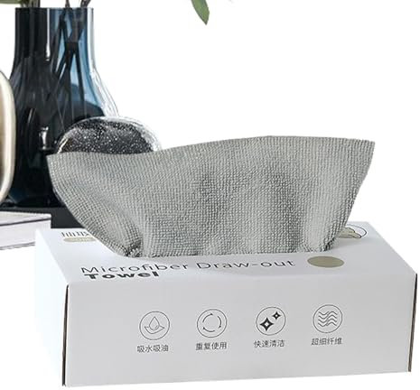 Paño de limpieza de microfibra – 30 trapos para fregar, paño de cocina antiarañazos | Paño de microfibra ultra absorbente, paño de limpieza de microfibra ultra absorbente para ventanas, coche, muebles
