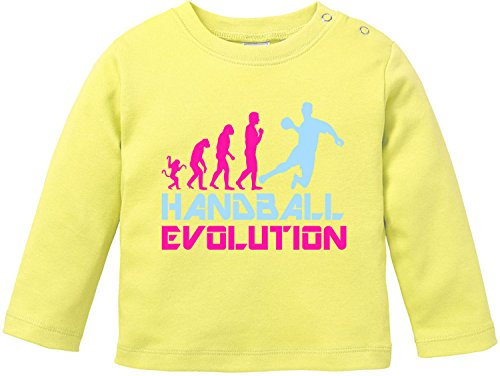 EZYshirt® Handball Evolution Baby T-Shirt Longsleeve