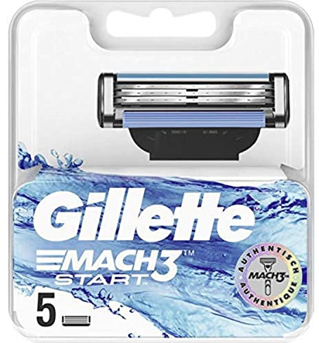 Gillette Mach 3 Start Rasierklingen für Männer, 5 Stück