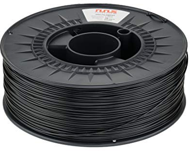 NuNus ASA Filament Hitzebeständig Filament 1KG ASA 1,75mm Filament für 3D Drucker Material UV-Beständig (Schwarz)