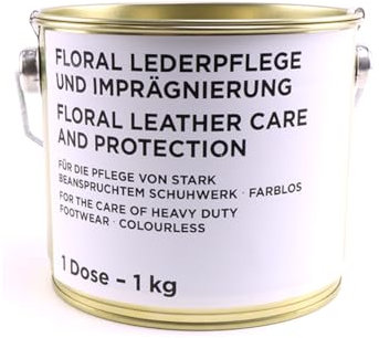 Gregor Chemie 1 kg Original Bundeswehr Schuhcreme im Blecheimer Lederpflege BW farblos Imprägnierung transparent
