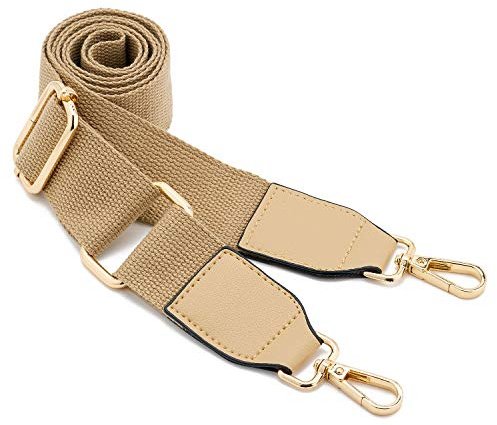 Tracolla larga, tracolla di ricambio regolabile con gancio girevole in metallo, morbida tela, tracolla per borsa a tracolla, cintura, borsa messenger, tracolla intercambiabile per borsa a tracolla