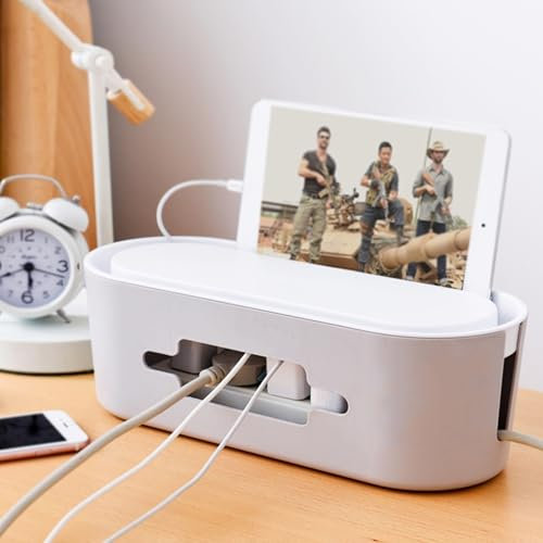 JIAMIAN Scatola Portaoggetti Per Cavi, Scatola Per Nascondere La Copertura Di Protezione Contro Le Sovratensioni, Casella Gestione Cavo Sistema