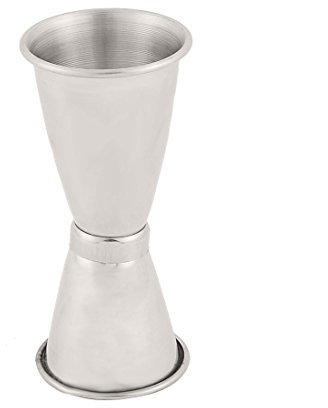 Ruilogod Edelstahl Doppel-End Dual-Jigger Measure Getränk Kaffee Wein Ounce Cup
