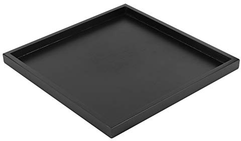 Vassoio da Portata in Legno con Bordi Rialzati, Vassoio per Alimenti Dal Design Moderno Ed Elegante Vassoio da tè Quadrato per Snack per la Casa e il Ristorante 30x30x2