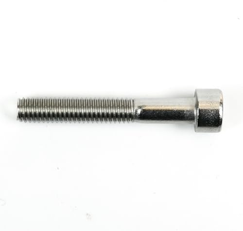 DAUMLINK® 25 Zylinderschrauben mit Innensechskant, Teilgewinde, ähnlich DIN 912, Material Edelstahl V2A (25 Stück) für Deine Projekte zum Verbinden von Kunststoff-, Holz- und Metallteilen (M6x40)