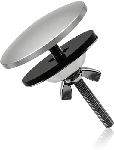2 Inch/5cm Stainless Steel Sink Hole Cover, Sink Blanking Cap, Tap Hole Stopper, Tap Hole Blanking Plug for Top Holes Kitchen Sinks, for Sink and Bath Overflow Cover to Prevent Leak Proof, Silver