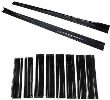 Minigonne Laterali Per Auto Per BMW Serie 1 E81 E82 E87 E88 F20 F21 F40 F70 F52 2 Minigonne laterali universali da 86,6 pollici 2,2 m, estensioni