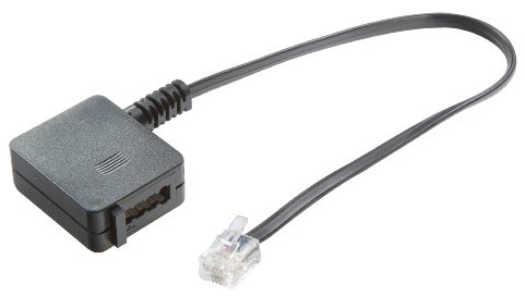 Vivanco Telefonadapter (TAE-F Kupplung - RJ 11 Stecker)