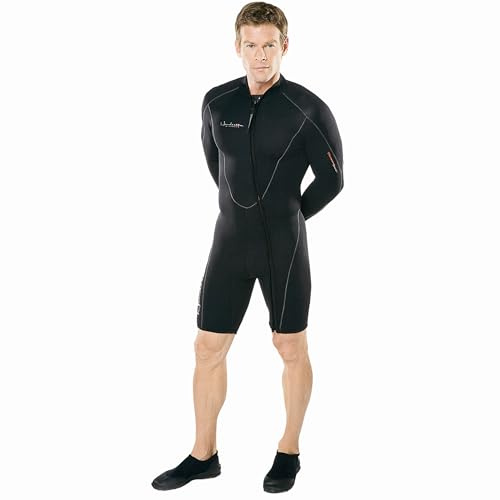 Henderson Man 5mm Thermoprene Long Sleeve Shorty / Jacket (Front Zip) Scuba Diving Wetsuit-XXXLarge