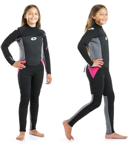 Osprey Origin 3/2 mm Sommer-Neoprenanzug für Mädchen – mehrere Farben, Mädchen, Origin, Rose