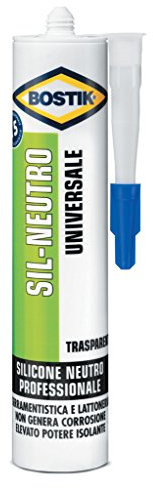 BOSTIK SILICONE NEUTRO GRIGIO ML. 300 12 PZ
