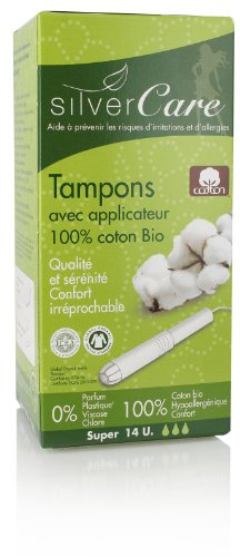 Assorbenti interni in cotone BIO - Super con applicatore 14 unità
