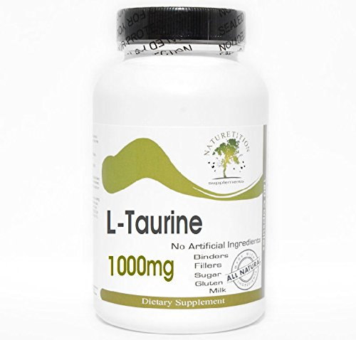 L-Taurine 1000mg ~ 100 Capsules - No Additives ~ Naturetition Supplements