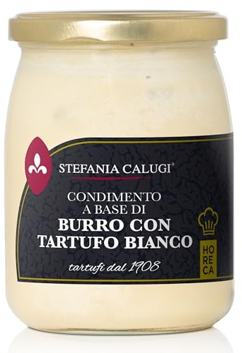 Stefania Calugi - 450g Condimento a Base di Burro con Tartufo 3% - Pronto all’Uso - Gluten Free - Made in Italy