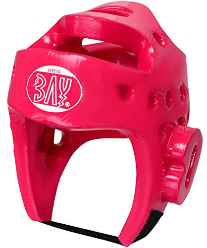 Bay KLS PINK ROSA Kopfschutz Kopfschützer Headguard Kampfsport, Kickboxen, Taekwondo, Taek Kwon Do, TKD, (XS)