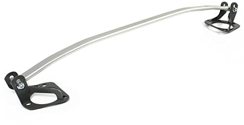 KUAFU Front Tower Brace Strut Bar Compatible with 2007-2013 Infiniti G37 G25 Shock Tower Suspension Aluminum Silvery