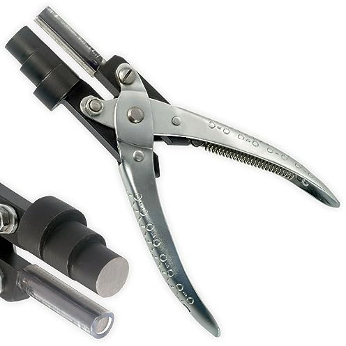 Pinze ad azione parallela per avvolgere e rubinettare, 13 x 16 x 20 mm, piegatura del filo e anello per formare tre gradini, pinze rotonde per hobby, artigianato, idee regalo, strumenti per la