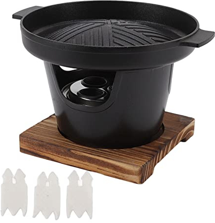 Parrilla De Barbacoa Coreana Sin Humo, Parrilla De Carbón De Mesa Pequeña Antiadherente, Mini Olla De Barbacoa para Interiores, Estufa De Barbacoa Portátil para Acampar En Casa(HN-BBQ18A)