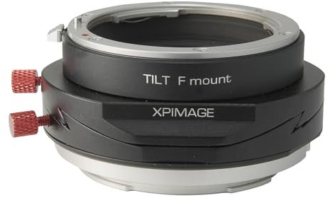 XPIMAGE Anello adattatore girevole a 360° compatibile con obiettivo Nikon F su fotocamera Sony E Mount A7M3 A7M4