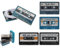 WESTCRAFT Retro 80s Nostalgic Cassette Tin Cans Decorative Storage Box (Set of 4 Cassettes as Tin, 10.5 x 6 x 2 cm)