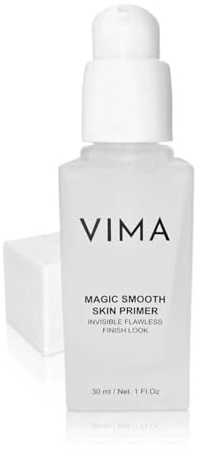 Vima Pore Blurring Makeup Primer for Face – Smoothing, Line-Refining Primer with Vitamin E – Mattifies and Softens for Even Makeup – 1 fl oz